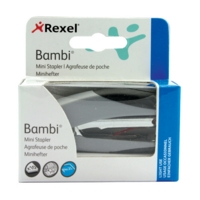 Rexel Bambi Mini Stapler (Assorted Colours) (2100154)