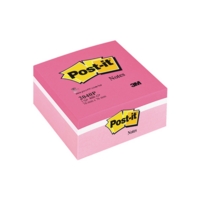Post-It Note Cube 76x76mm 450 Sheets Pastel Pink 2028P - 7100172384