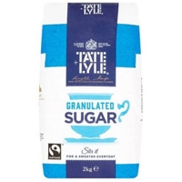 TATE & LYLE Tate & Lyle Granulated Pure Cane Sugar Bag 2kg - 412079