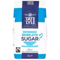 TATE & LYLE Tate & Lyle Granulated Pure Cane Sugar Bag (Pack 2kg)  - 0412079