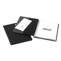 Rexel Slimview (A4) Leather Look Display Book with 24