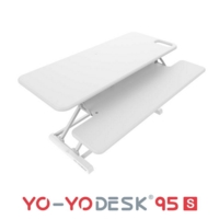 YO-YO Desk 95-S White 95x30x10-50cm (WxDxH)