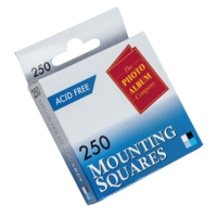 Photo Album Co Self Adhesive Double Sided Photo Mounting Squares White (Pack 250) - MOS250H