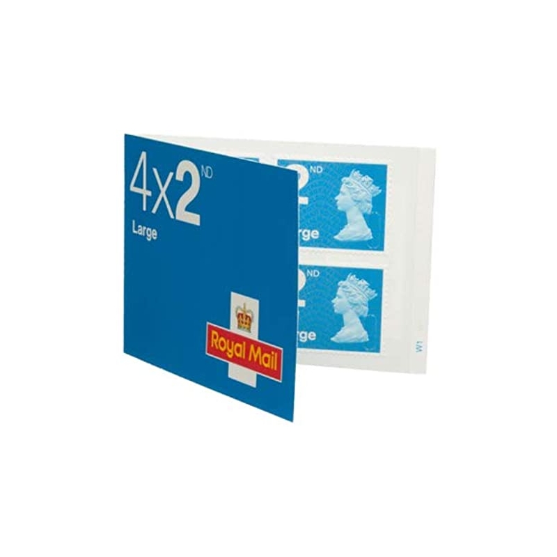 Large Letter 2nd Class Stamps PK4 (Second Class Large)