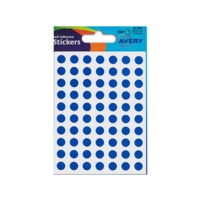 (8mm) Self Adhesive Dot Stickers (Blue) Pk560