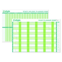 Style Optima Year/Staff A1 Planner 2022 841x594mm
