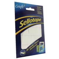 Sellotape Sticky Fixers (12mm x 25mm) Double-Sided Foam