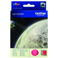 Brother LC1000M Magenta (Yield: 400 Pages) Ink