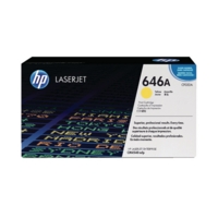 HP 646A Yellow Smart Print Cartridge (Yield 12,500