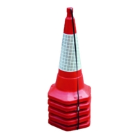Standard One Piece Safety Cone (1 x Pack of 5) with