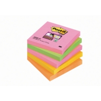 Post-it (76 x 76mm) Super Sticky Notes Neon Rainbow