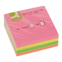 5 Star Office (76x76mm) Re-Move Notes Cube (Neon