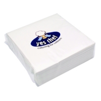 2-Ply Square Napkins (400 x 400mm) White (1 x Pack of