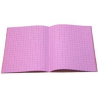 Tinted 7"x9" Exercise Books Purple 7.5mm Squared