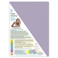 Coloured Page Overlay Purple Pk10