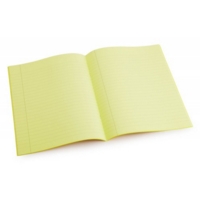 Tinted A4 Exercise Books Yellow 10mm Lined