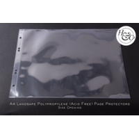 A4 Landscape Polypropylene Pockets Pk10