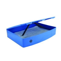 Polypropylene Box File Foolscap - Blue