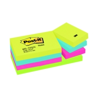 Post-It Notes 38x51mm 100 Sheets Energetic Colours (Pack 12) 653-TFEN - 7100290179