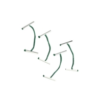 5 Star Office Treasury Tags Metal-ended 51mm Green [Pack