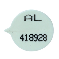 Numbered Round Security Seals (White) Pack of 500 (S3W)