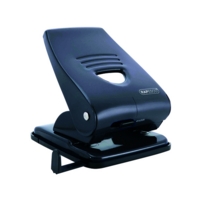 Rapesco 835 Heavy Duty 2-Hole Metal Hole Punch (Black)