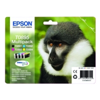 Epson Monkey T0895 (Yield: 180 Black/185 Cyan/135
