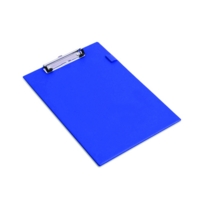 Clipboard with Pen Holder Foolscap Blue