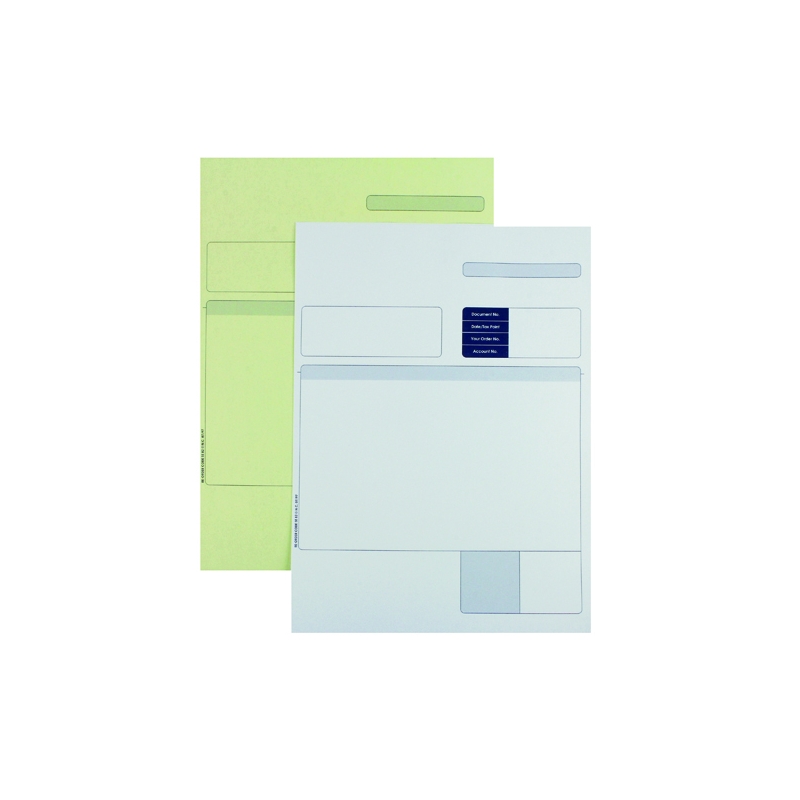 Custom Forms Sage Compatible 2 Part Collated Invoice White/Yellow (Pack 500) SE82