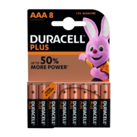 Duracell Plus Battery AAA Pack of 8 (81275401)