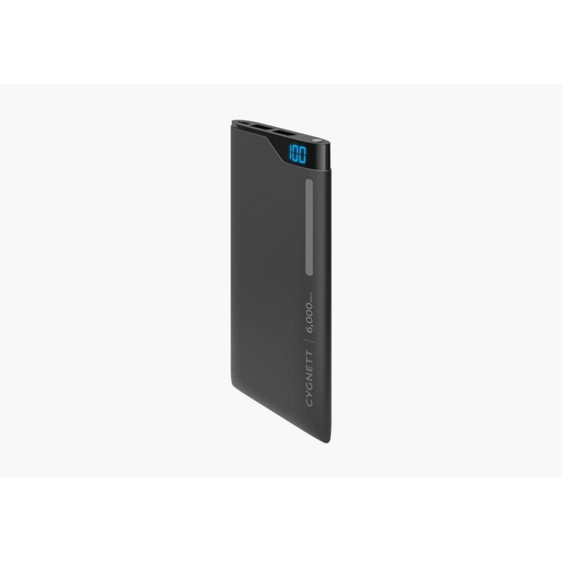 Cygnett 6000mAh Power Bank Black