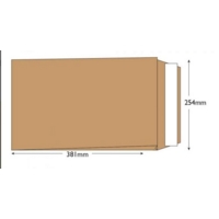 Blake Everyday Envelopes Manilla Pocket Peel and Seal 25mm Gusset 140gsm 381x254mm (Pack 125) - 11101