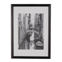 Photo Album Co Poster/Photo Frame A3 Wood Frame Plastic Front Black - PAWFA3B-BLK