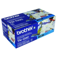 Brother TN-135C (Yield: 4,000 Pages) Cyan Toner Cartridge