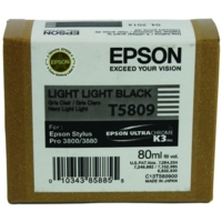EpsonInkjetCartLightLight Blk C13T580900
