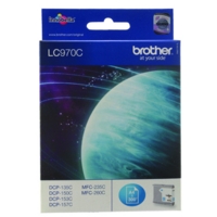 Brother LC970C Cyan (Yield: 300 Pages) Ink Cartridge