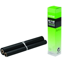 Brother Fax Ribbon (Yield: 144 Pages) Black (PC71RF)