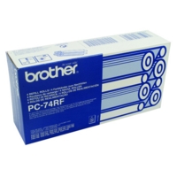 Brother Fax Ribbon (Yield: 576 Pages) Black Pack of 4
