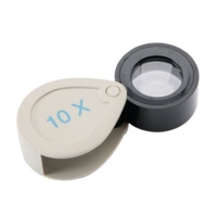 Pocket Magnifier 15x25mm 10x Mag