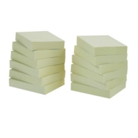 CM Yellow Sticky Notes 40x50mm P12