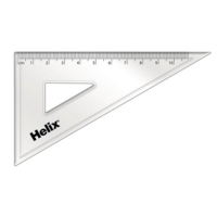 Set Square Clear 60 Degree 125mm