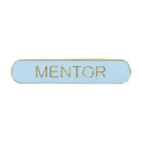 Mentor Bar Badge- Light Blue