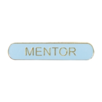 Mentor Bar Badge- Light Blue