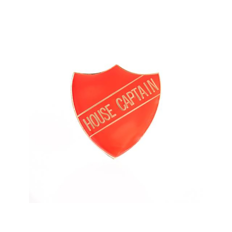 House Captain Shield Badge- Red