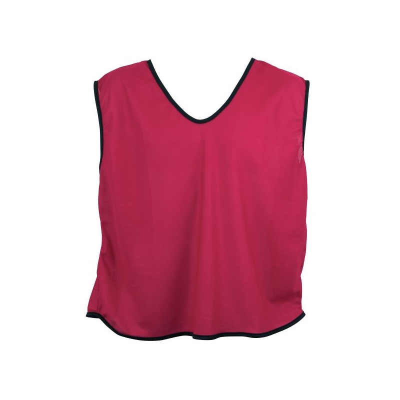Plain Mesh Bib 34-36in Red