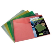 Recycled A5 Popper Wallets Assorted Col