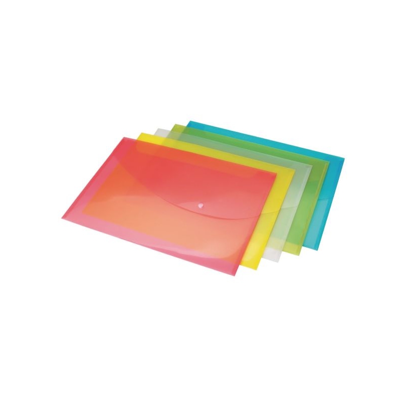 Popper Wallet A5- Brights Pk5