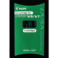 Hi-Tecpoint V5-V7 Cartridges Green Pk3