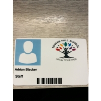 Normal Permanent (plastic) Staff Badges