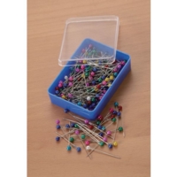 200 Plastic Head Pins 34mm